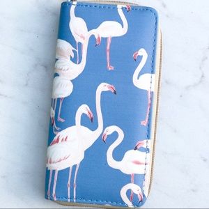 Flamingo Print Wallet.